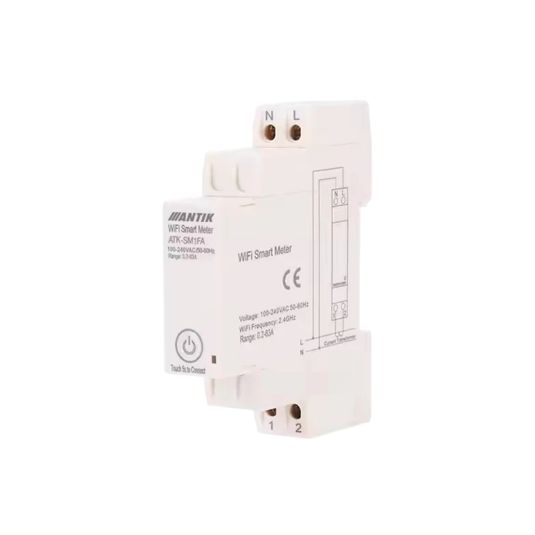 ANTIK Smart 1-fázový merač spotreby energie