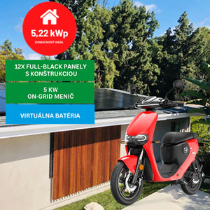 DOMÁCNOSŤ E-MOTO - 5,22 kWp