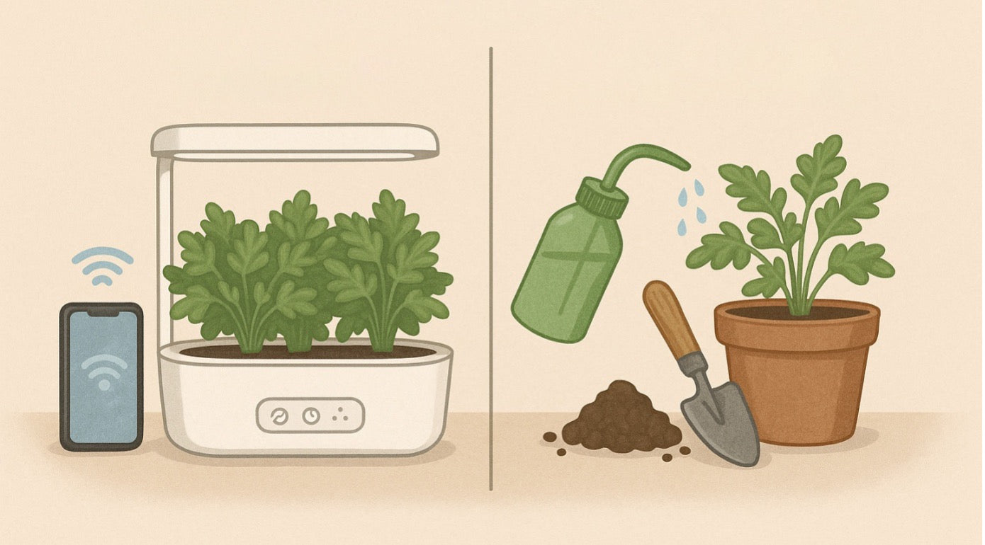 Smart vs klasické pestovanie: oplatí sa investovať do inteligentného kvetináča?