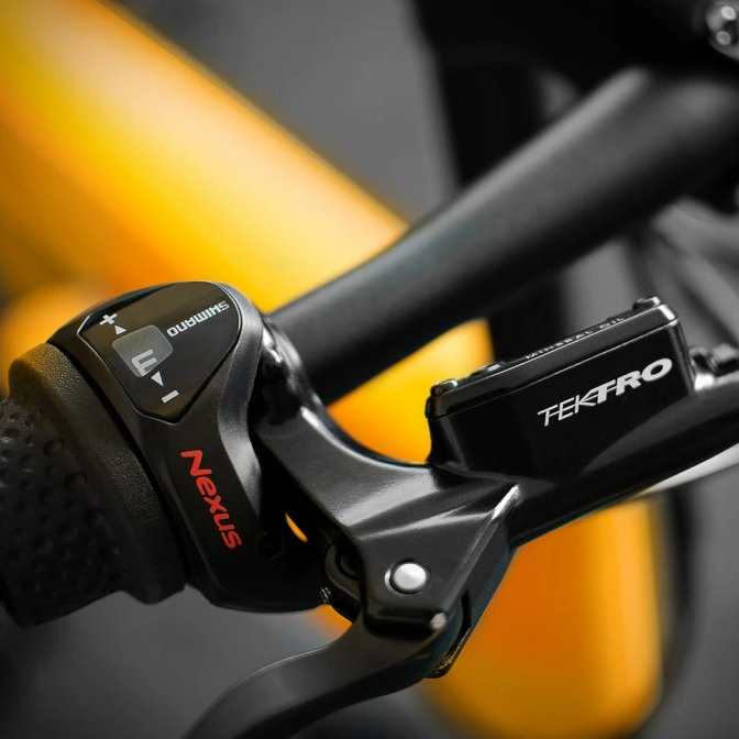 ANTIK SmartCity e-bicykel PLUS, žltý