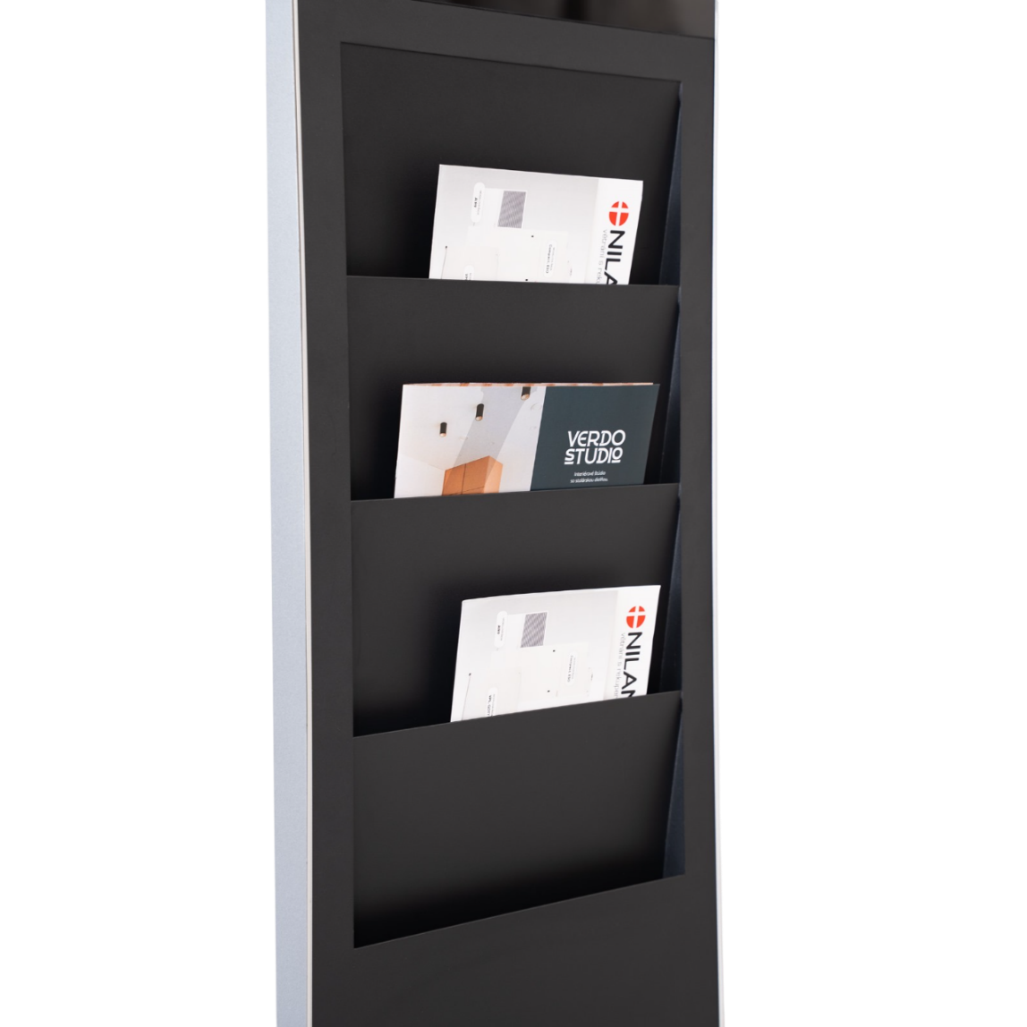 ANTIK Interiérový 21" displej s držiakom na letáky