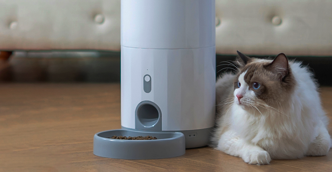 Smart krmítko pre mačky