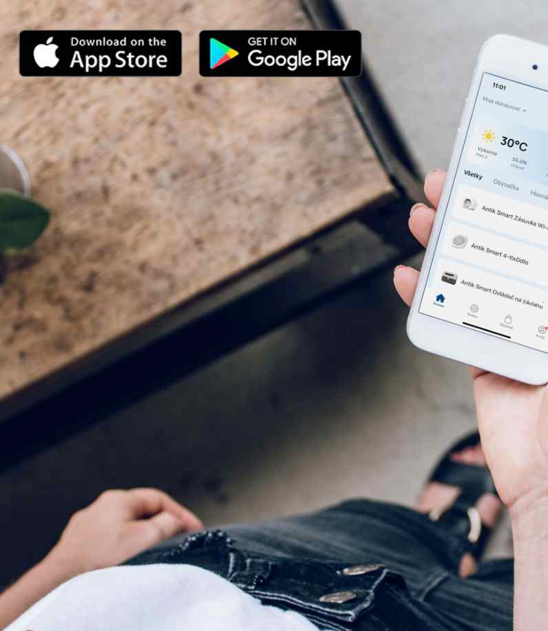antik smarthome aplikácia