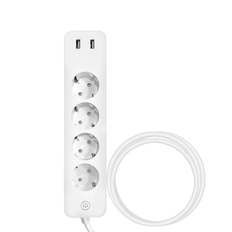 ANTIK smart predlžovací kábel 4-zásuvkový + 2 USB